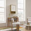 Bathroom Wall Cabinet With Double - Door, Bottom Shelf, Wavy - Patterned Doors, Adjustable Inner Shelf, Easy Installation