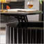 Table basse ronde avec soulagement fabriqué à la main et piédestal robuste pour le salon, aucun assemblage requis-133526205
