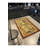 Yellow Tree Patterned Modern Woven Base Machine Washable Rug-1041794005