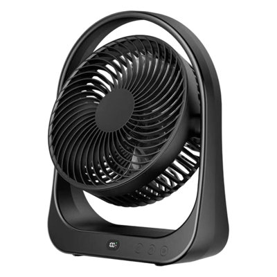 Kbndieu Desktop Fan with Strong Wind Power-built-in Battery- Suitable for Home- Office and Outdoor Use Desktop Fan
