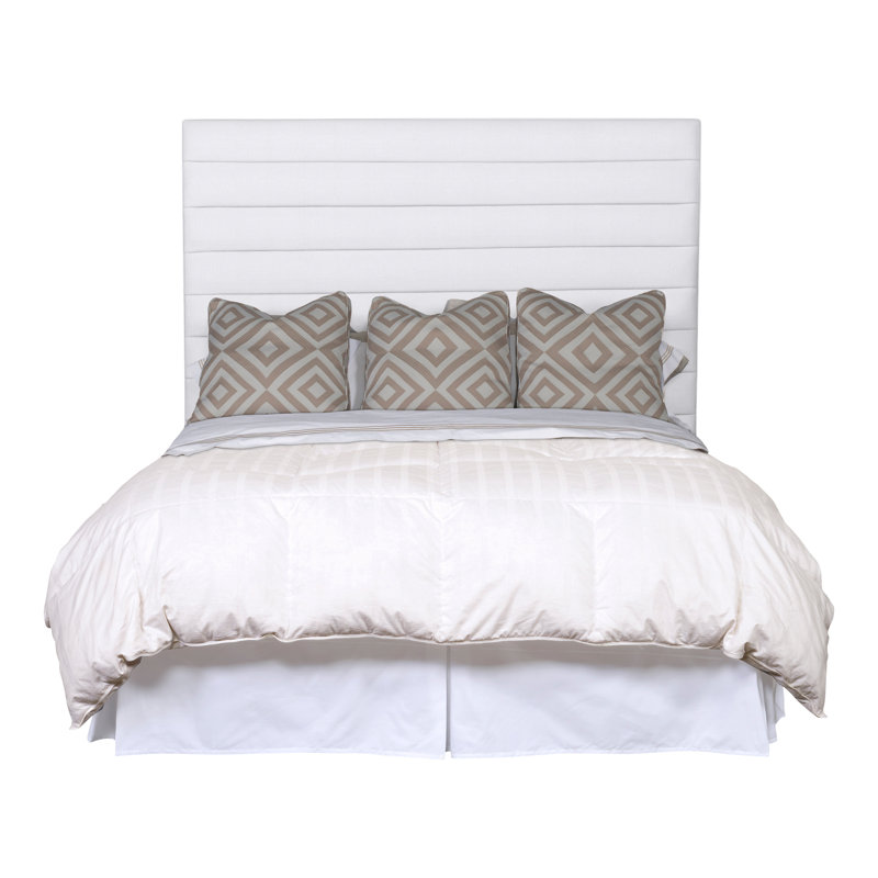 Kelsey King Upholstered Panel Headboard, Navada Snow