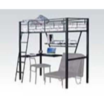 Lit mezzanine et bureau