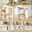 Metal Base Dining Table