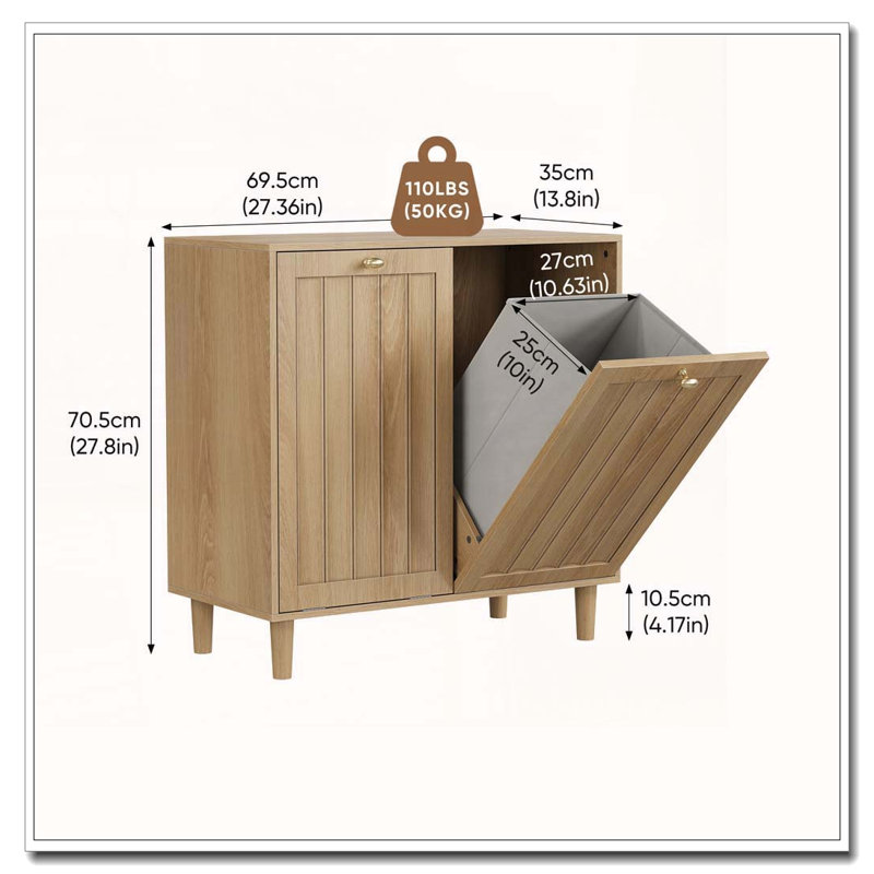Bathroom Laundry Storage Cabinet