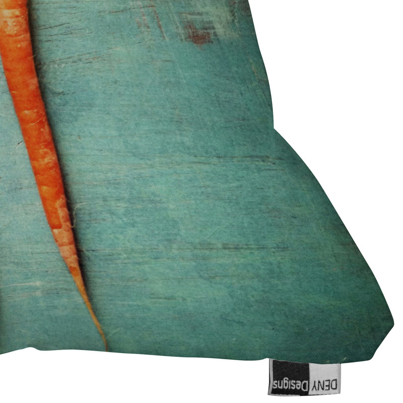 Coussin décoratif manger votre legumes, 16 po x 16 po