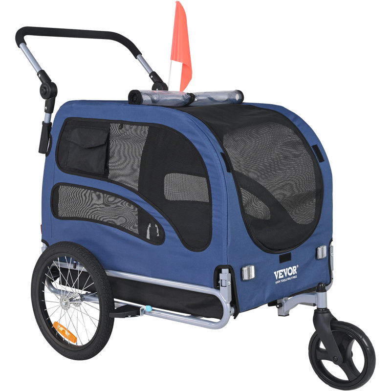 VEVOR Foldable Pet Trailer & Reviews | Wayfair - Puppy Trailer With Dog Crate