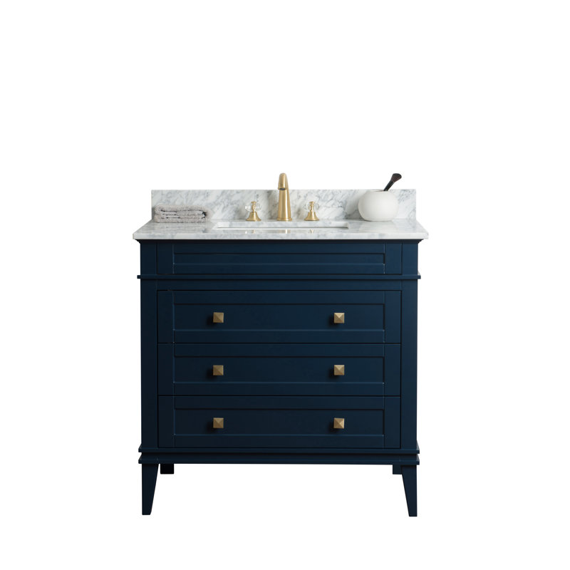 Ensemble de meuble-lavabo de salle de bain simple 36 po