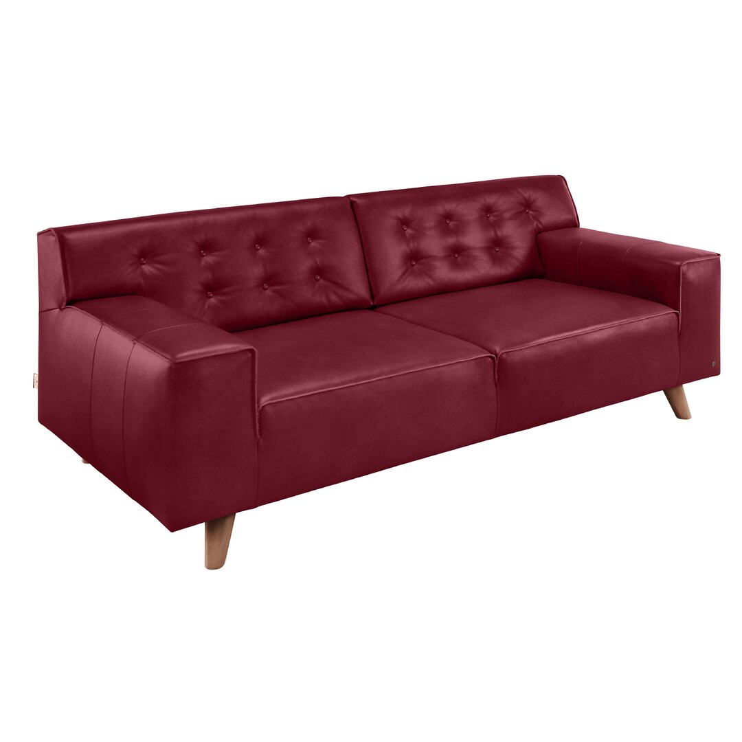 Zweiersofa Nordic Chic Sofa aus Echtleder