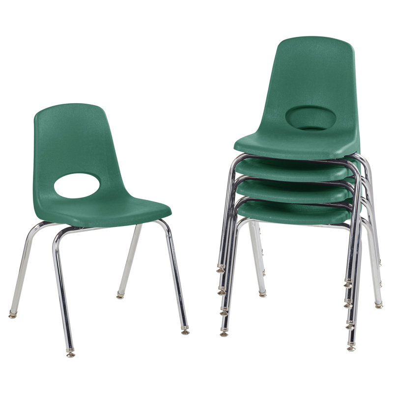 Chaise de classe empilable 18 po, Green