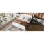 Très grand lit plateforme, lit plateforme en bois massif avec lattes de soutien et structure solide, aucun sommier nécessaire, blanc-802090919-802090915