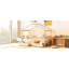 Lit simple en bois avec deux tiroirs-124917714