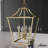 Laurel Ridge 4 - Light Lantern Geometric Chandelier-71472433-71472435