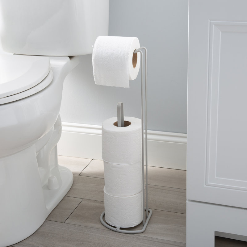 Distributeur de papier hygiénique sur pied Classic, Gris