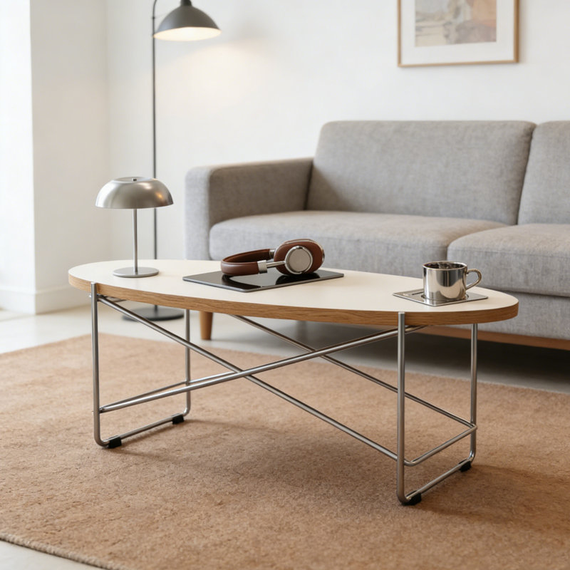 Modern Creative Design Oval Coffee Table