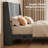 Linen Upholstered Platform Bed with 2 Drawers, Storage Bed Frame With Tufted Headboard-1867787579