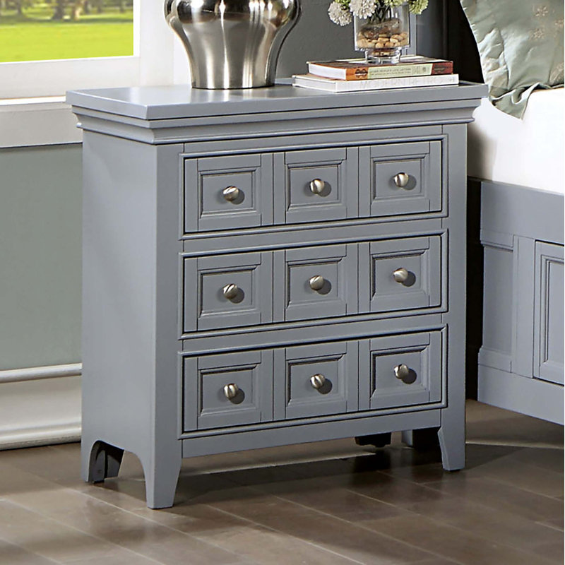 Table de chevet 1Pc, Gris