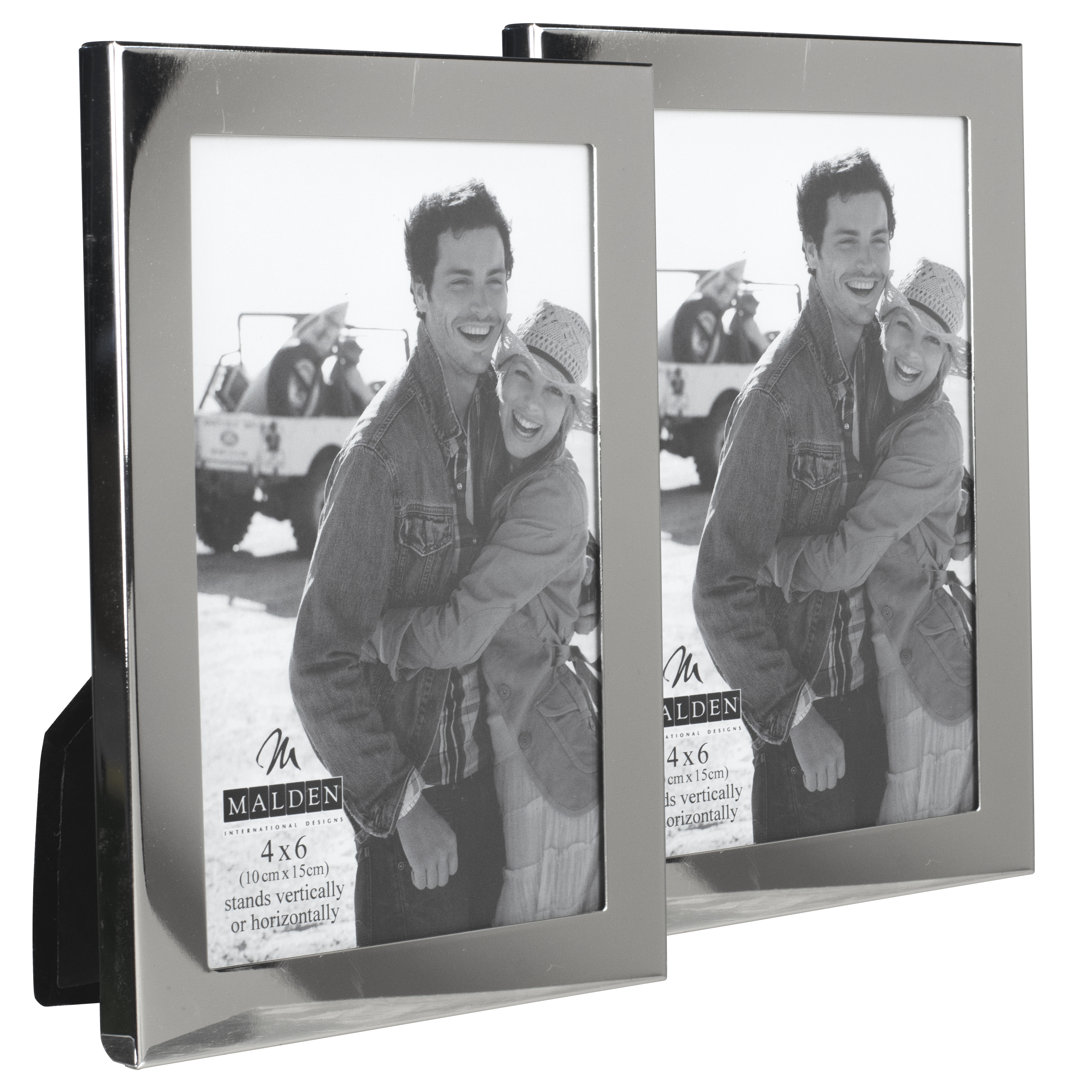 Essentials Silver Metal Matte Picture Frame (Set of 2) Malden Picture 