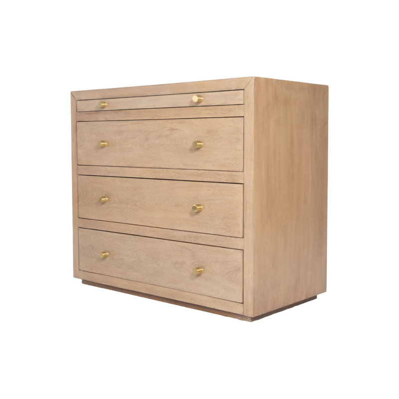 Brooklyn 4 - Drawer Solid Wood Nightstand