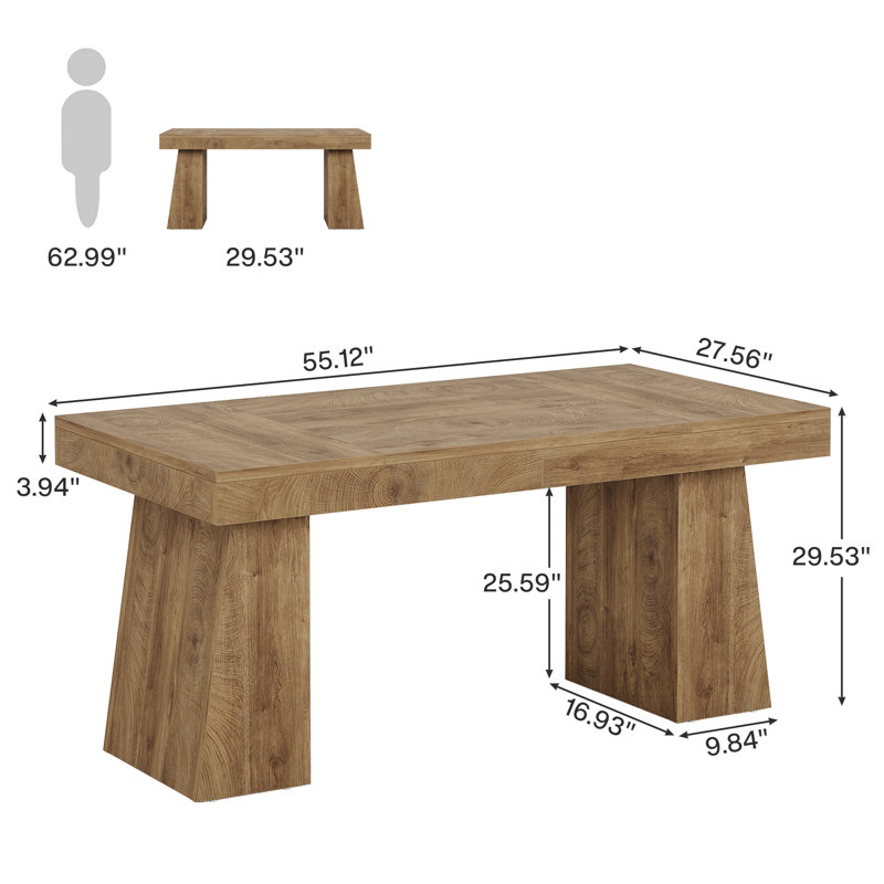 Executive Desk, Light Brown