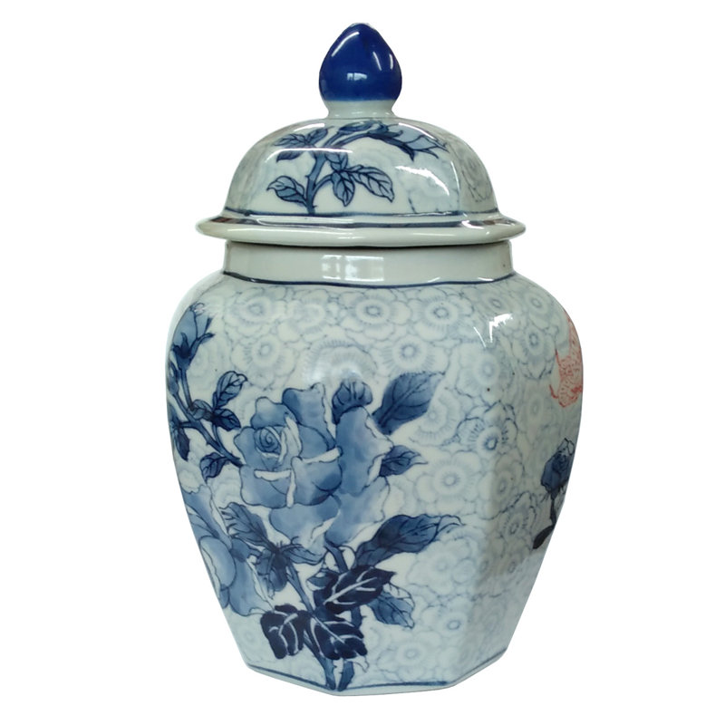 Porcelain China Ginger Jar