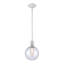 8" E26 Clear Globe Glass Pendant Light-26832527