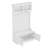 Hall Tree With Storage Shoe Bench And Coat Racks, 4-In-1 Design For Entryway And Hallway, White-1367003032