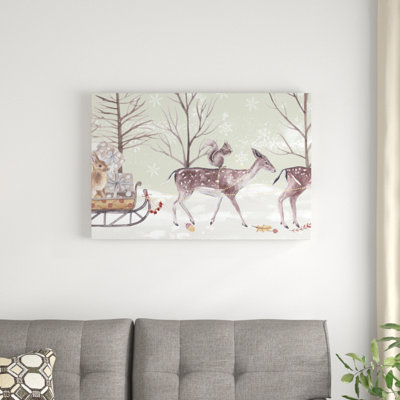 «Christmas Time Collection D» par Melissa Wang - impression sur toile tendue