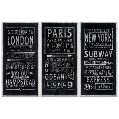 Barry Goodman - 3 Piece Print on Canvas