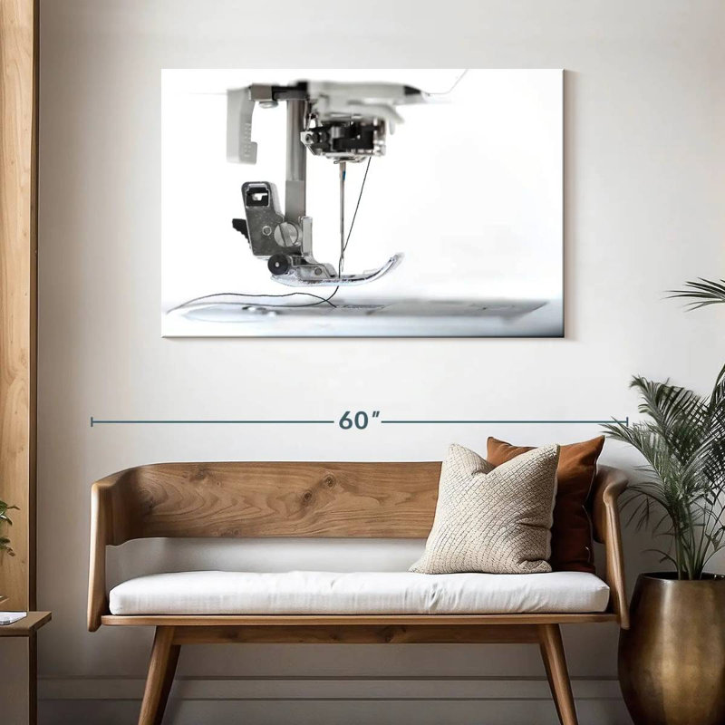 Senne Sewing Machine Close-Up, 30" H x 45" W
