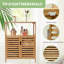Gleneagle Bamboo Bolt Bathroom Cabinet