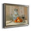 Nature morte avec pommes et pichet - Peinture sur toile encadrée-1112949638