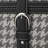 Texture Brand Designer Trunk with Wheels - Houndstooth Chic