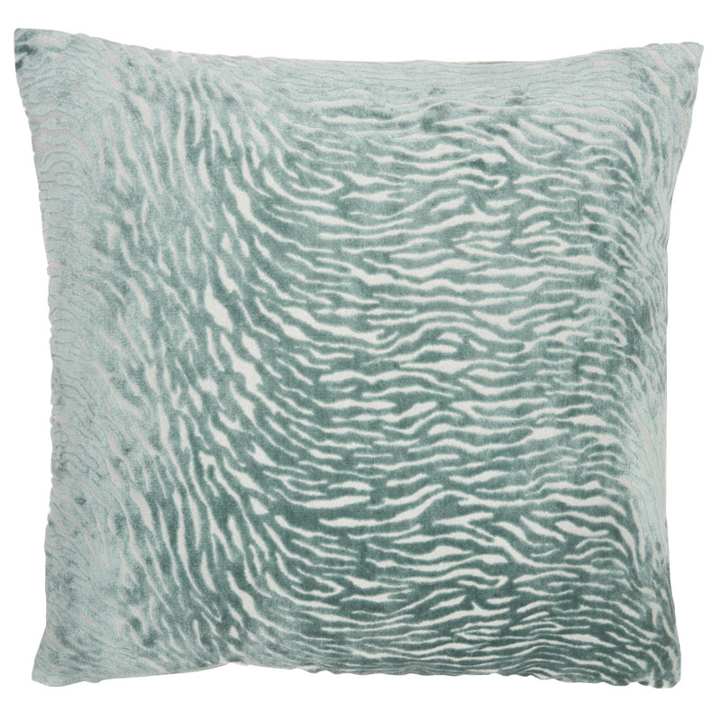  Housse de coussin carré et insert, Céladon, H 20 po x l 20 po, Carré