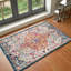 Traditional Rug, Bordered Floral Stain Resistant Easy to Clean Rug For Living Room, Dining Room, Bedroom-2022006209