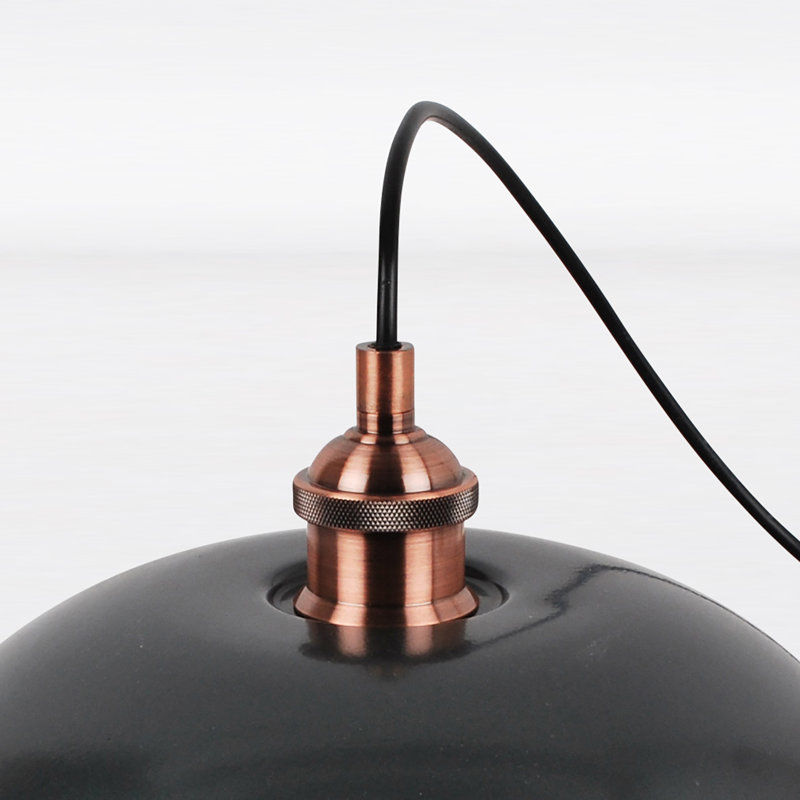 Wedemeyer 1 - Light Nickel Dome Pendant
