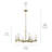 21.75" 6-Light Chandelier-1763201570