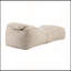 Pouf d'extérieur Lemoore avec rembourrage en mousse déchiquetée, appui-tête ajustable et housse résistante aux intempéries (paquet de 1)-460786594