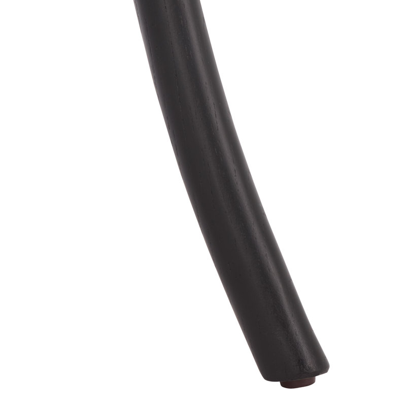 Tabouret Franklin, Noir, Tabouret de comptoir (siège d'une hauteur de 24,2, Gris