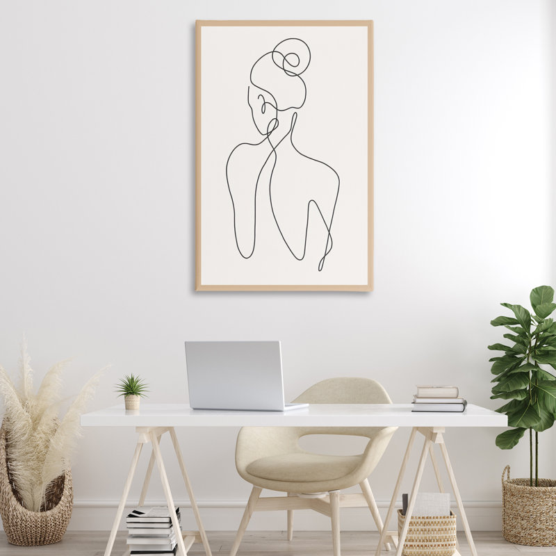 «Minimal Woman», dessin par LSR Creative Studio, H 45 po x l 30 po