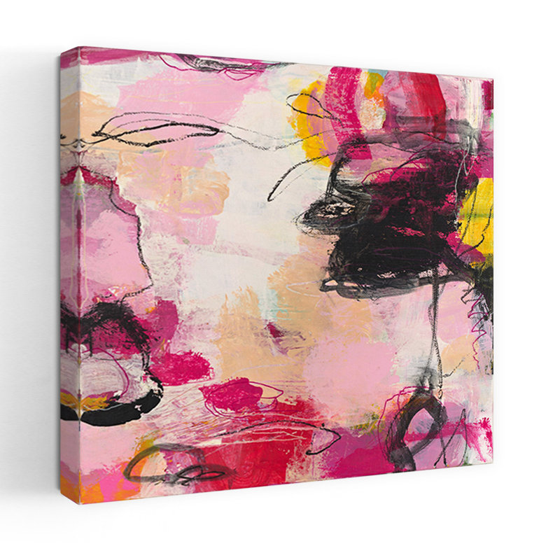 Art contemporain, art abstrait abstrait et audacieux, H 18" x l 18"