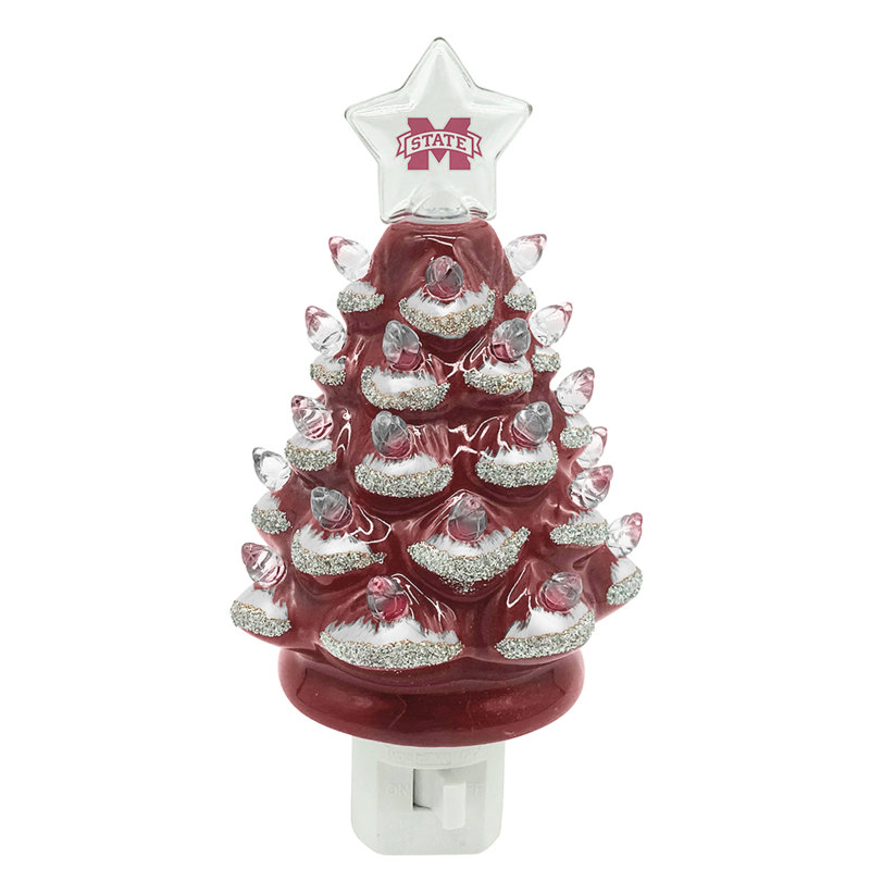 Arbre de Noël 6,5 po Nite Lite, Mississippi State