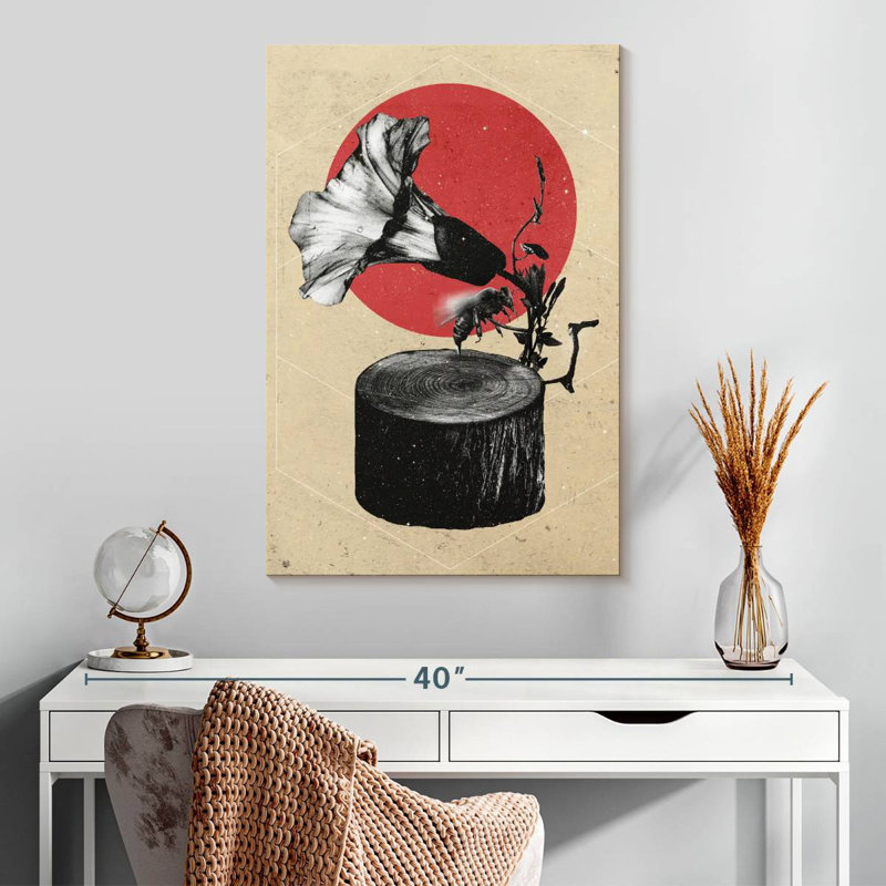 Harnek Gramophone Print, H 30 po x l 20 po