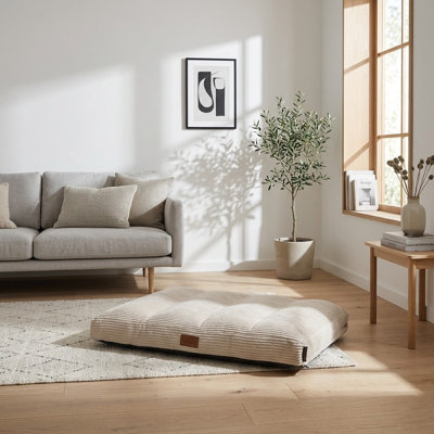 Tapis orthopédique pour animaux de compagnie / Oreiller classique - Lit pour chien avec housses en polyester amovibles et lavables