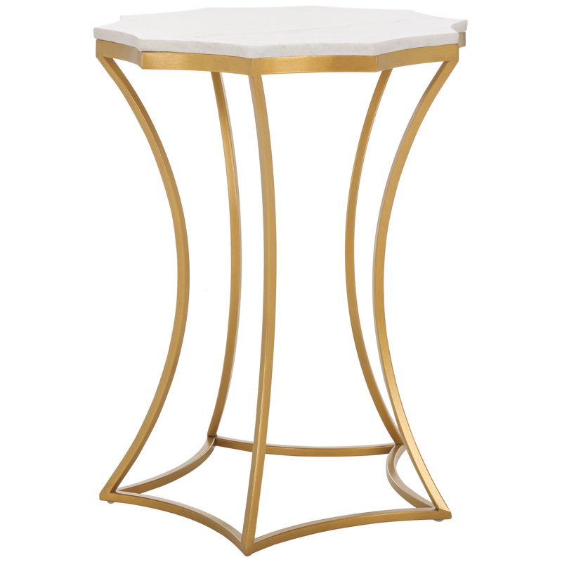 Jeaneta Marble Top End Table