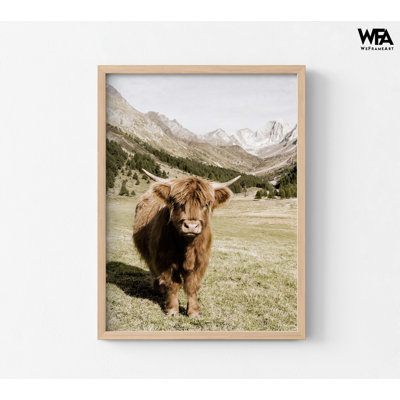 Yak, reproduction murale, photographie de vache des Highlands encadrée, art mural animal, art mural imprimé Yak, art mural encadré, art mural surdimensionné