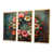Toile avec cadre flottant or