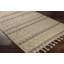 Tapis beige en laine et en jute tissé à la main Damron-1739365429