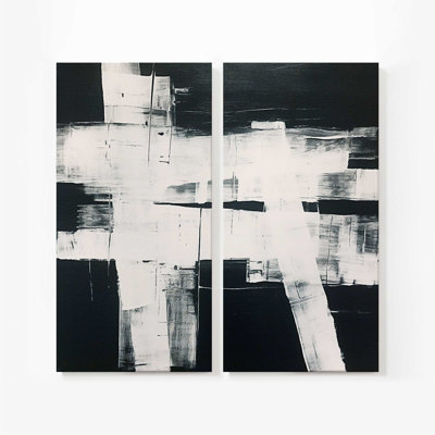 Impression sur toile Eclipsed Onyx Tangle II