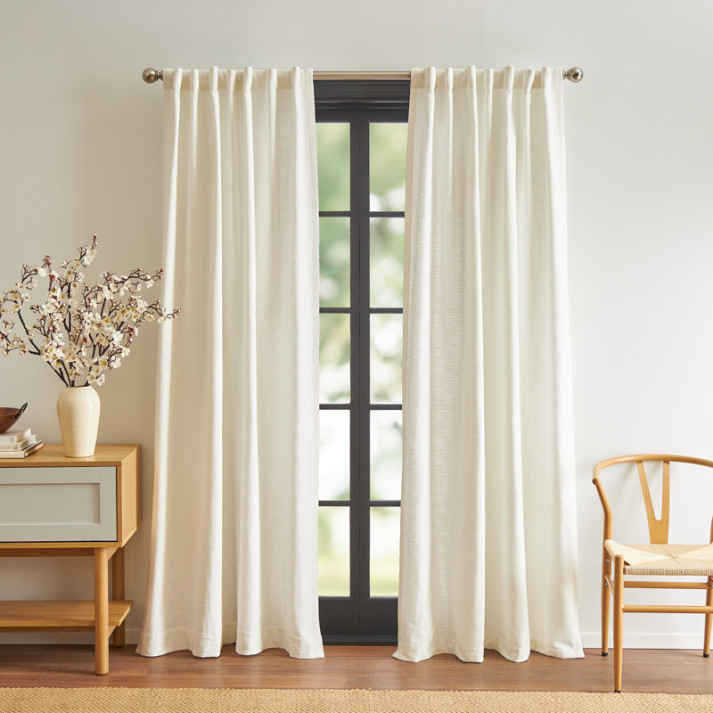 Paire de rideaux DTTY Martinique, L 50 po x L 84 po