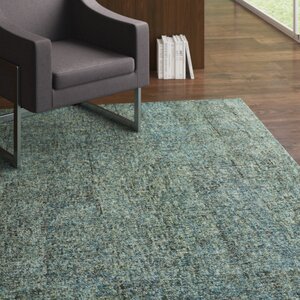 Gilboa Handmade Tufted Wool Seaglass Area Rug